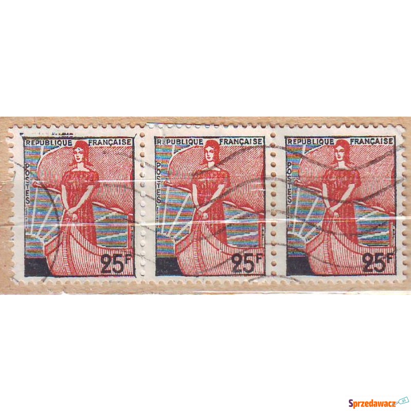 Francja zn. Mi 1259 x 3 kas 1959 - Filatelistyka - Gliwice