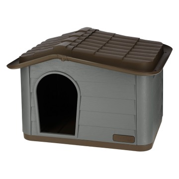 Kerbl Domek dla kota Paola Eco - Niebiesko-szary (dł. x szer. x wys.): 75 x 59 x 55 cm