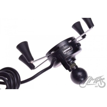 Uchwyt na telefon typu X-Grip Z MOCOWANIEM + USB