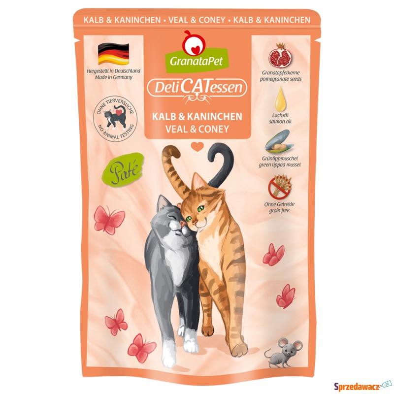 GranataPet DeliCatessen, 12 x 85 g - Cielęcina... - Karmy dla kotów - Piotrków Trybunalski