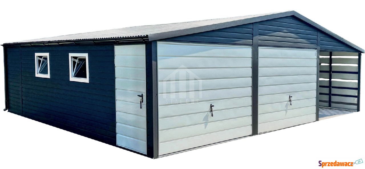 Garaż blaszany  6x6m + wiata 3m...