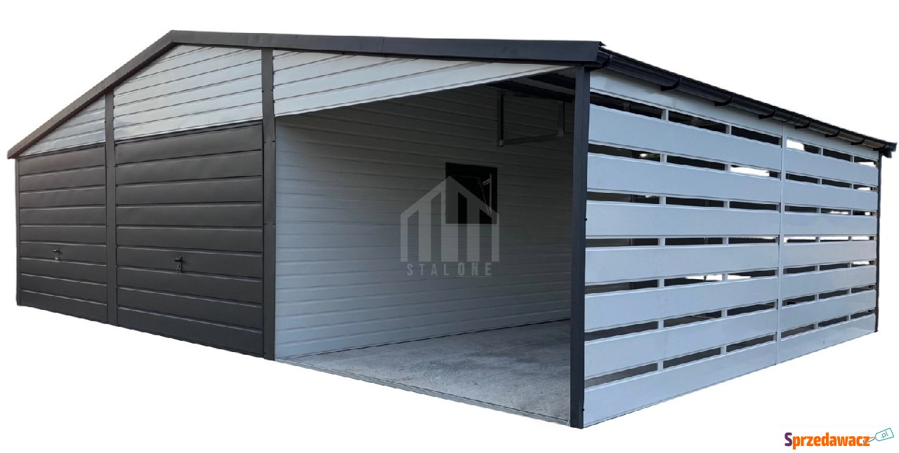 Garaż blaszany 6x5m + wiata 3m...
