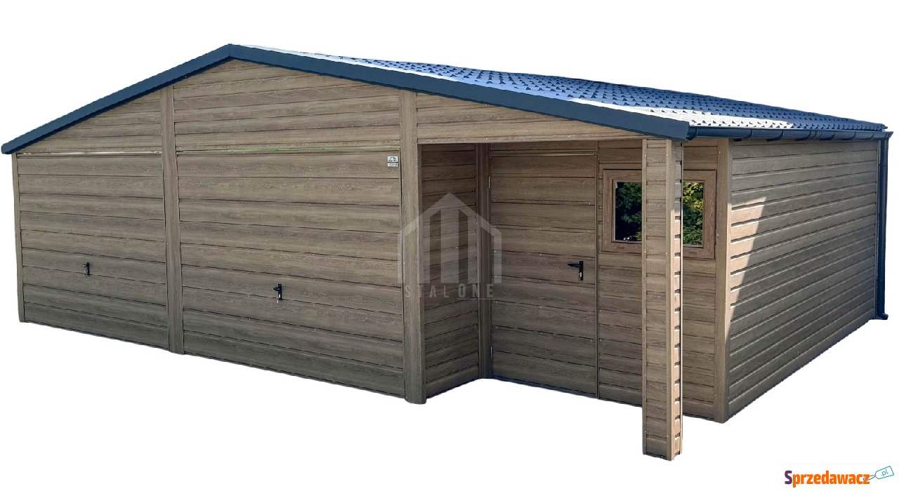 Garaż blaszany 8x6m + wnęka -...