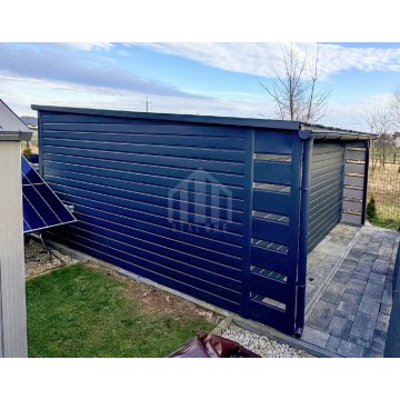 Schowek domek ogrodowy 3,5x4m + wiata 0,5m brama... - Altany, domki, namioty - Radom - zdjęcie 4