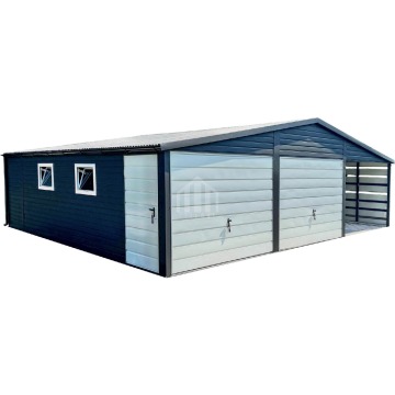 Garaż blaszany  6x6m + wiata 3m 2x brama uchylna... - Garaże i wiaty - Kielce - zdjęcie 1