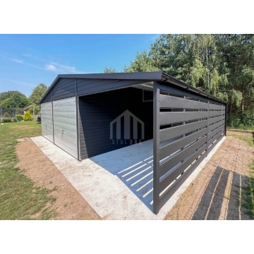 Garaż blaszany  6x6m + wiata 3m 2x brama uchylna... - Garaże i wiaty - Kielce - zdjęcie 4