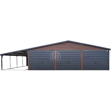 Garaż blaszany 9x4m + wiata 3m 3x-brama uchylna... - Garaże i wiaty - Białystok - zdjęcie 1