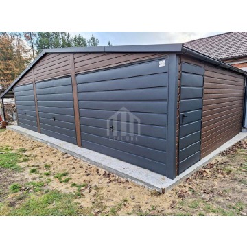 Garaż blaszany 9x4m + wiata 3m 3x-brama uchylna... - Garaże i wiaty - Białystok - zdjęcie 3