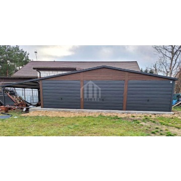 Garaż blaszany 9x4m + wiata 3m 3x-brama uchylna... - Garaże i wiaty - Białystok - zdjęcie 4