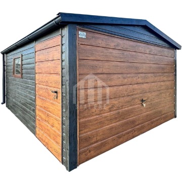 Garaż blaszany 3x4m - brama uchylna - drzwi -... - Garaże i wiaty - Malbork - zdjęcie 1