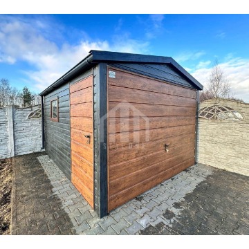 Garaż blaszany 3x4m - brama uchylna - drzwi -... - Garaże i wiaty - Malbork - zdjęcie 2