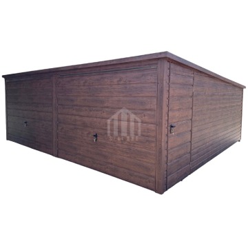 Garaż blaszany 6x5m - 2x brama uchylna - drzwi... - Garaże i wiaty - Inowrocław - zdjęcie 1