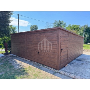 Garaż blaszany 6x5m - 2x brama uchylna - drzwi... - Garaże i wiaty - Inowrocław - zdjęcie 2