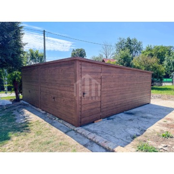Garaż blaszany 6x5m - 2x brama uchylna - drzwi... - Garaże i wiaty - Inowrocław - zdjęcie 3