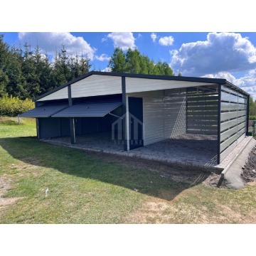 Garaż blaszany 6x6m + wiata 3m - 2x brama uc... - Garaże i wiaty - Gorzów Wielkopolski - zdjęcie 2