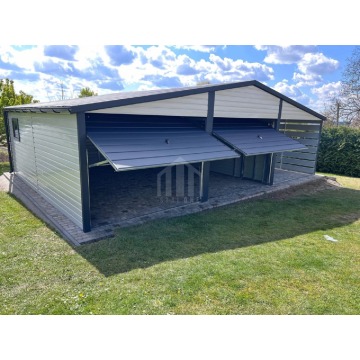 Garaż blaszany 6x6m + wiata 3m - 2x brama uc... - Garaże i wiaty - Gorzów Wielkopolski - zdjęcie 4