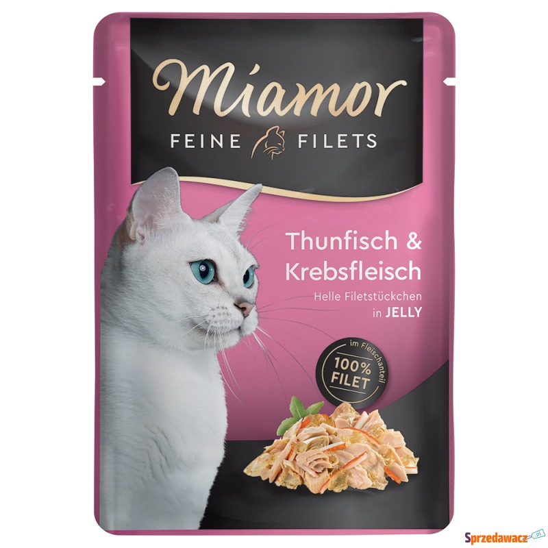 Miamor Feine Filets w saszetkach, 6 x 100 g -... - Karmy dla kotów - Elbląg