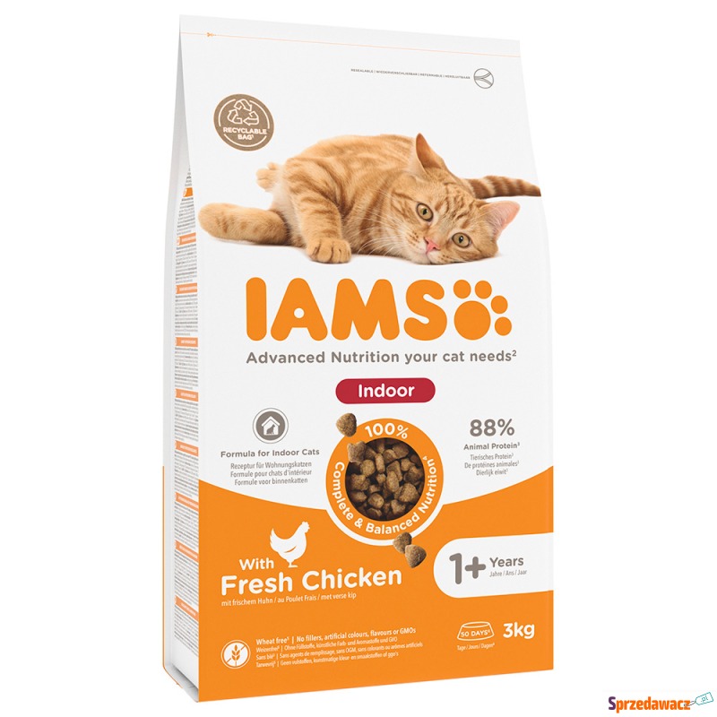IAMS Advanced Nutrition Indoor Cat z kurczakiem... - Karmy dla kotów - Rybnik