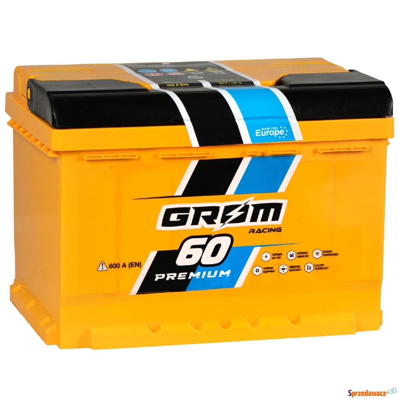 Akumulator 60Ah 600A Grom Racing...