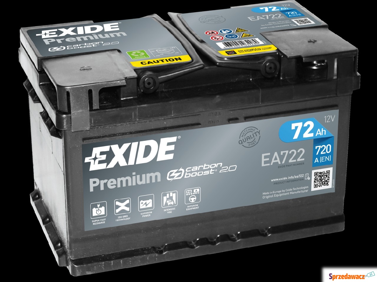 Akumulator 72Ah Exide Premium Katowice