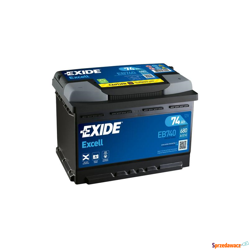 Akumulator 74Ah 680A Exide Excell...