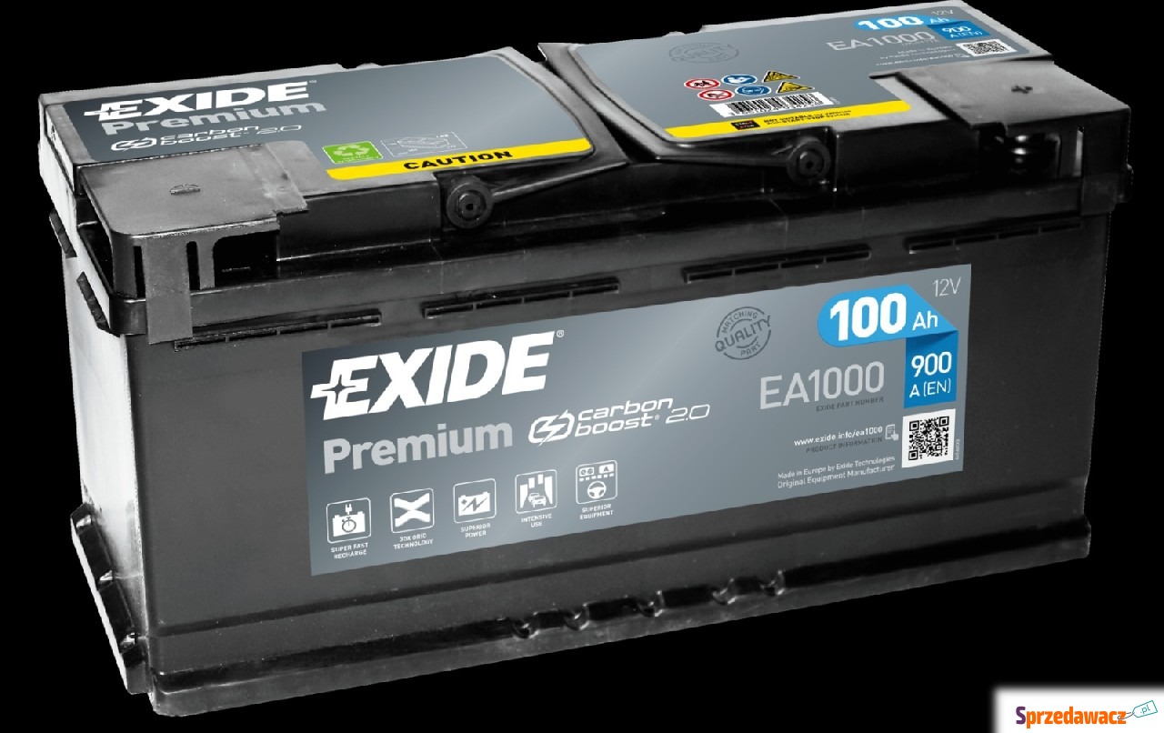 Akumulator 100Ah 900A EA1000 Exide...