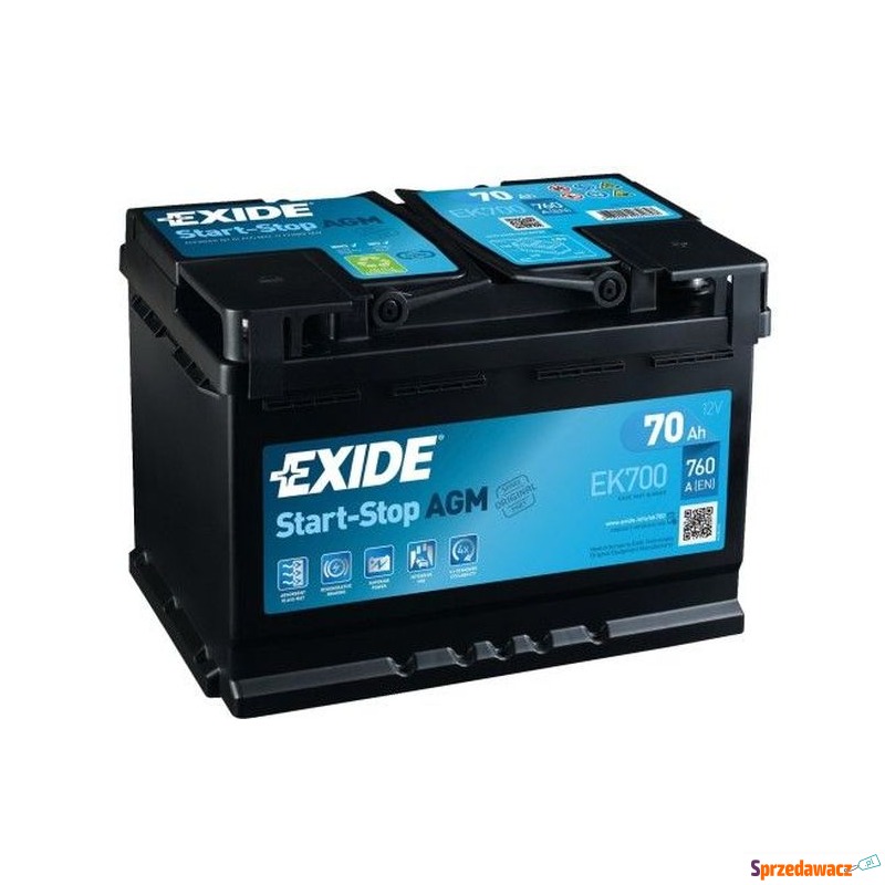 Akumulator 70Ah 760A Exide AGM...