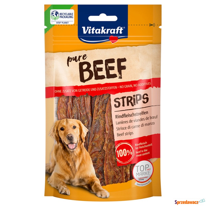 Vitakraft BEEF, paski z wołowiny...