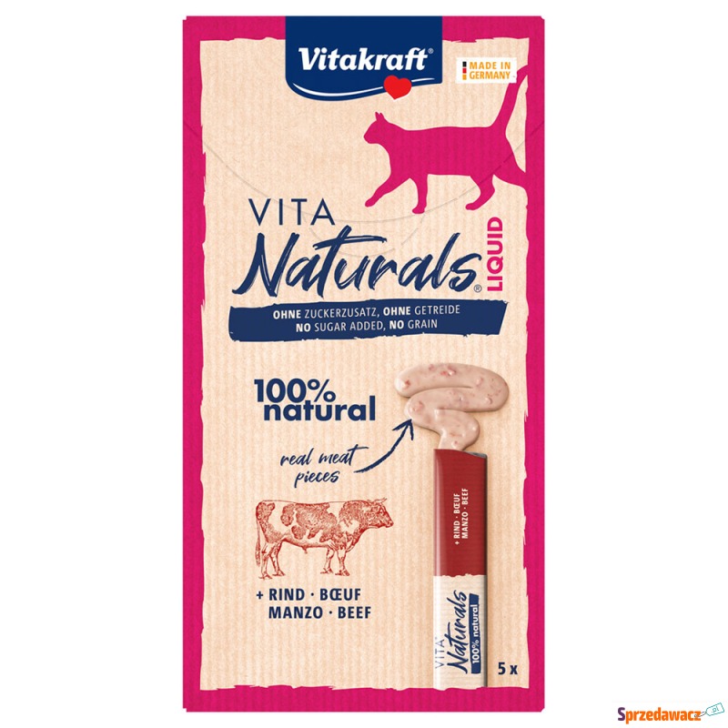 Vitakraft Vita Naturals Liquid Snack, pasta z... - Przysmaki dla kotów - Gdynia