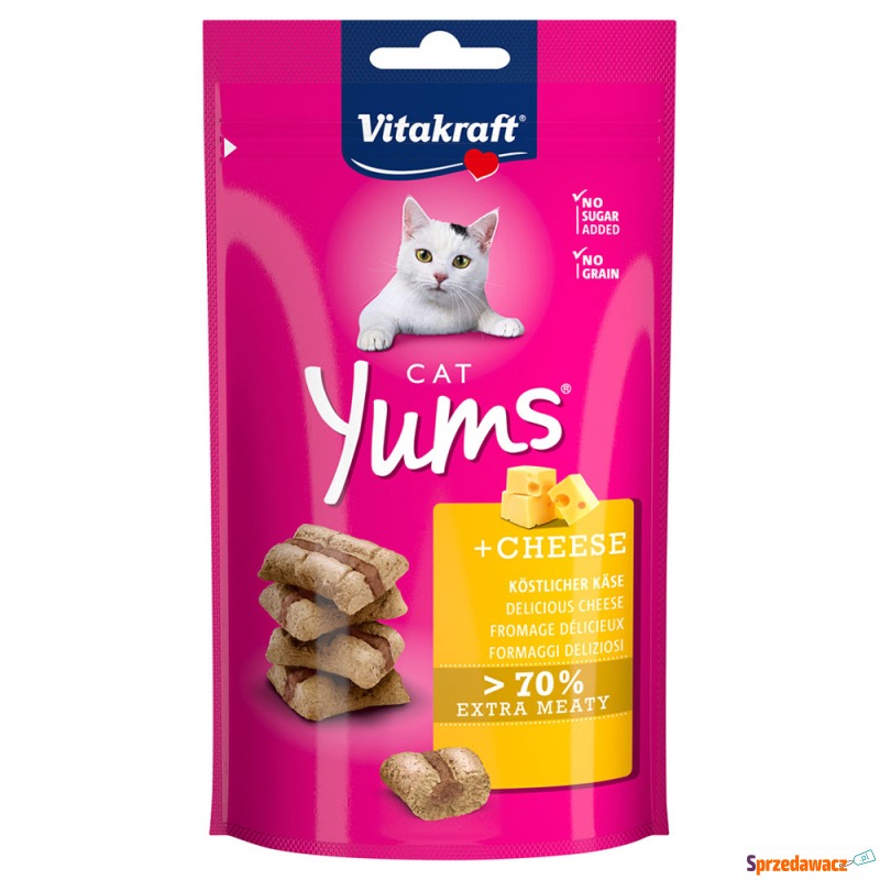 Vitakraft Cat Yums - Ser, 3 x 40 g - Przysmaki dla kotów - Siedlce