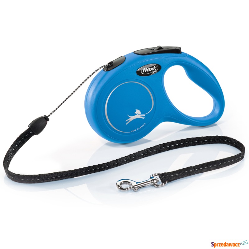 flexi Classic smycz linkowa, niebieska, 5 m -... - Smycze i obroże - Toruń