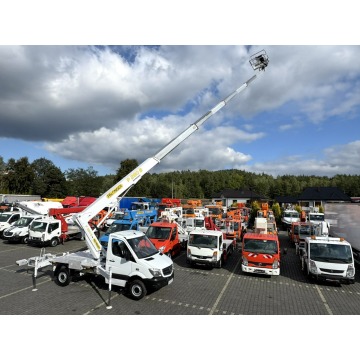 Mercedes Sprinter Zwyżka Podnośnik Koszowy PALFINGER P280 B UDT - Wysokość Podnoszenia 28m Multitel 