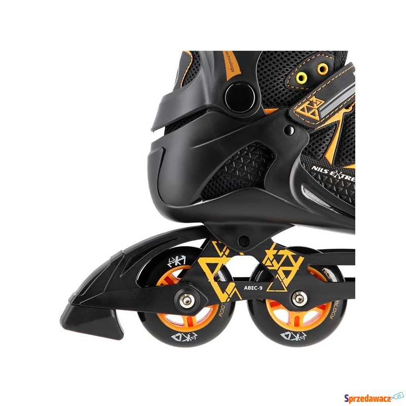Rolki Nils - Black/Orange - Łyżworolki, rolki - Śrem