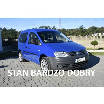 Volkswagen Caddy - 1,6benz MPI. 5 Osób,Klimatyzacja.Alufelgi.El.szyby.Centralka.kredyt.