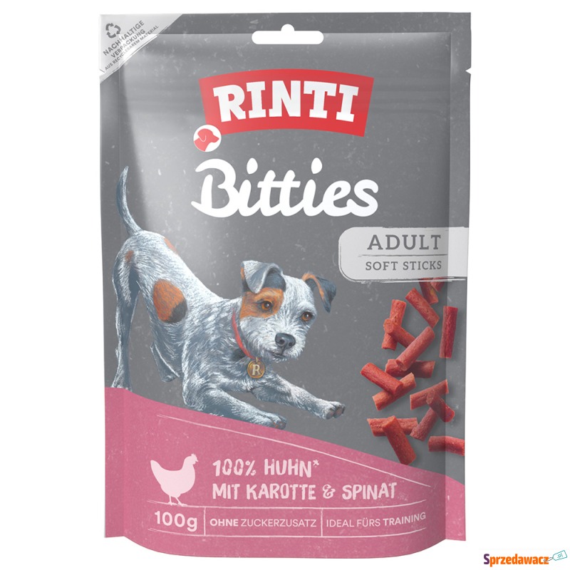 RINTI Extra Bits, 100 g - Kurczak z marchewką... - Przysmaki dla psów - Sosnowiec