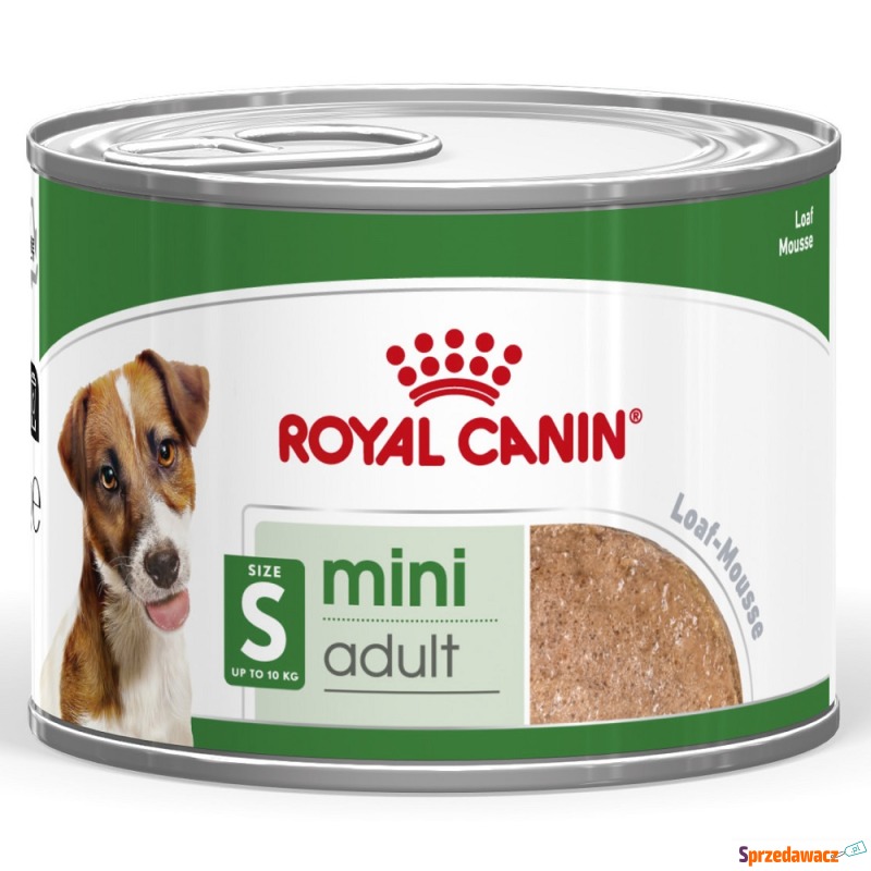 Royal Canin Mini Adult Mousse - 48 x 195 g - Karmy dla psów - Żory