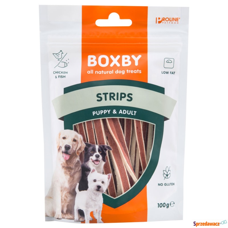Boxby Strips - 100 g - Przysmaki dla psów - Lędziny