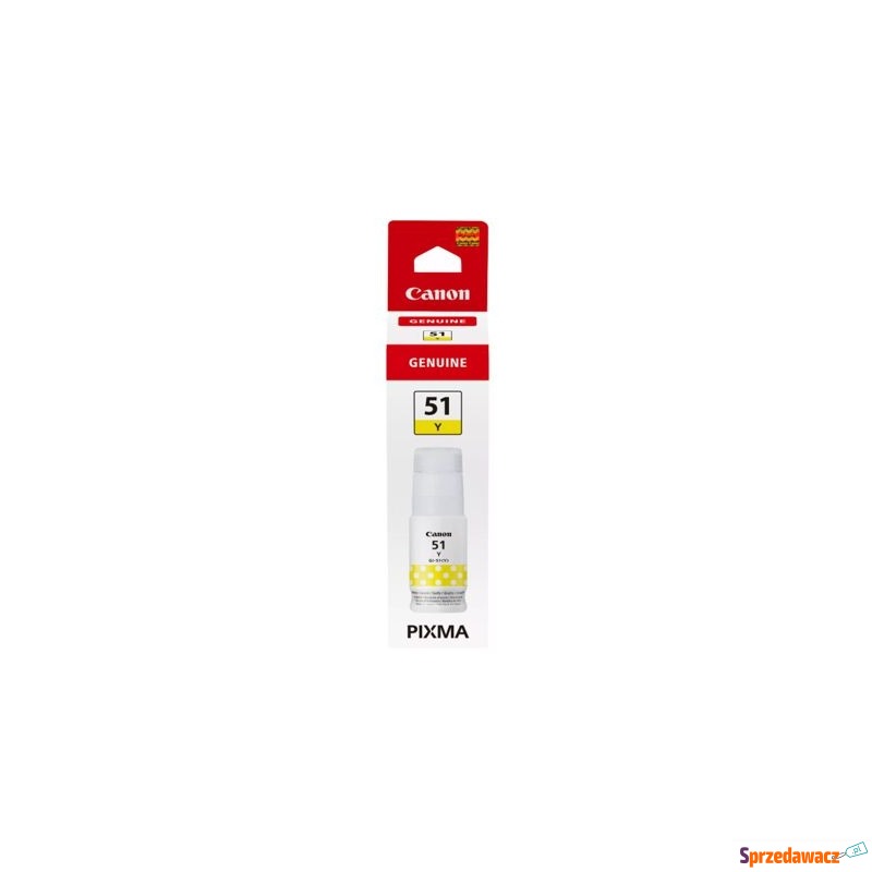 Tusz Oryginalny Canon GI-51 Y (4548C001) (Żół... - Tusze, tonery - Kwidzyn