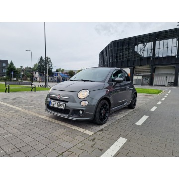 Fiat 500S CABRIO 1.2 69KM BENZYNA * chrom * skóra *