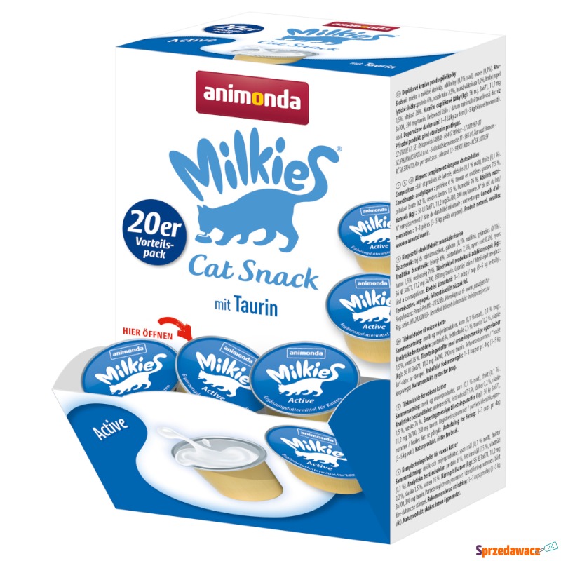 Megapakiet animonda Milkies - Active, 60 x 15... - Przysmaki dla kotów - Będzin