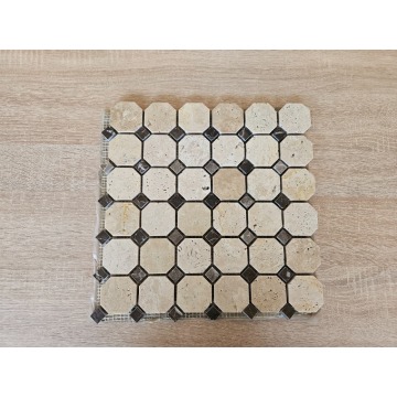 Mozaika marmurowa Trawertyn Beige/Hang Brown... - Płytki podłogowe - Przemyśl - zdjęcie 3