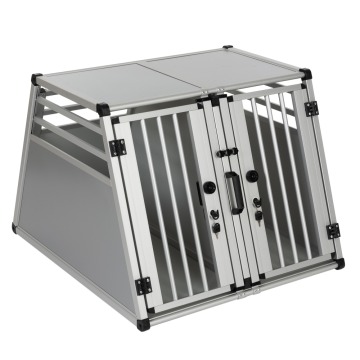 AluRide podwójny transporter aluminiowy - L:  szer. x gł. x wys.: 80 x 92 x 65 cm