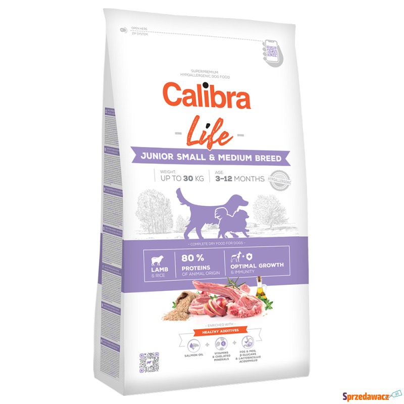 Calibra Dog Life Junior jagnięcina dla małych... - Karmy dla psów - Gdynia