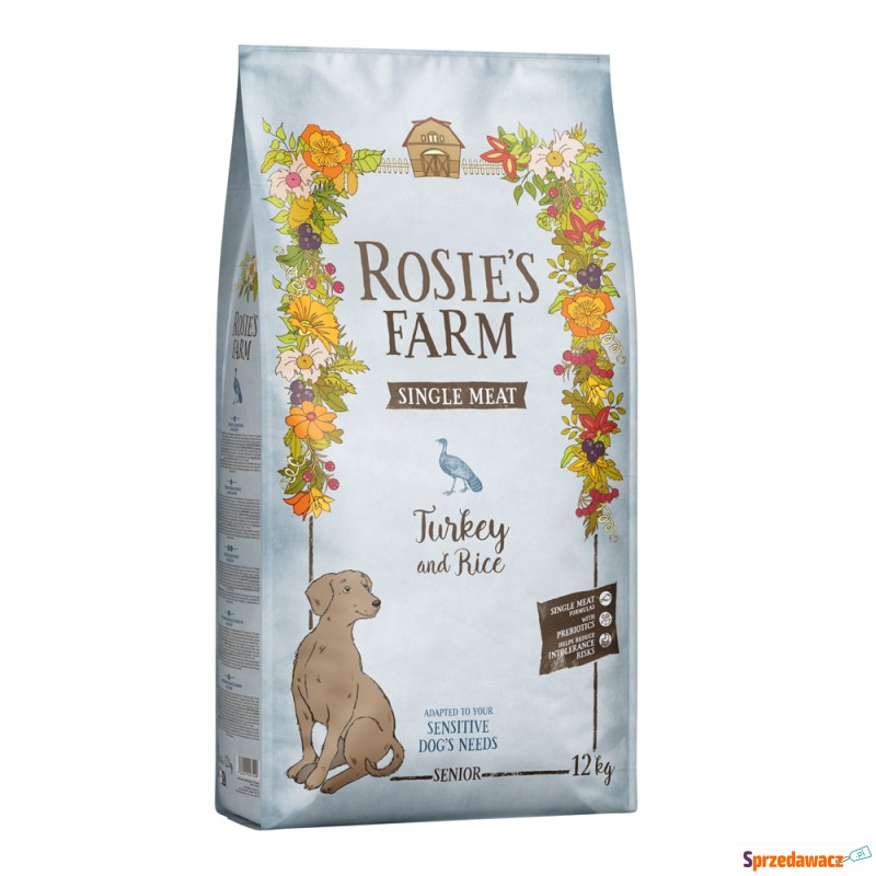 Rosie's Farm Single Meat Senior, indyk z ryżem... - Karmy dla psów - Kielce