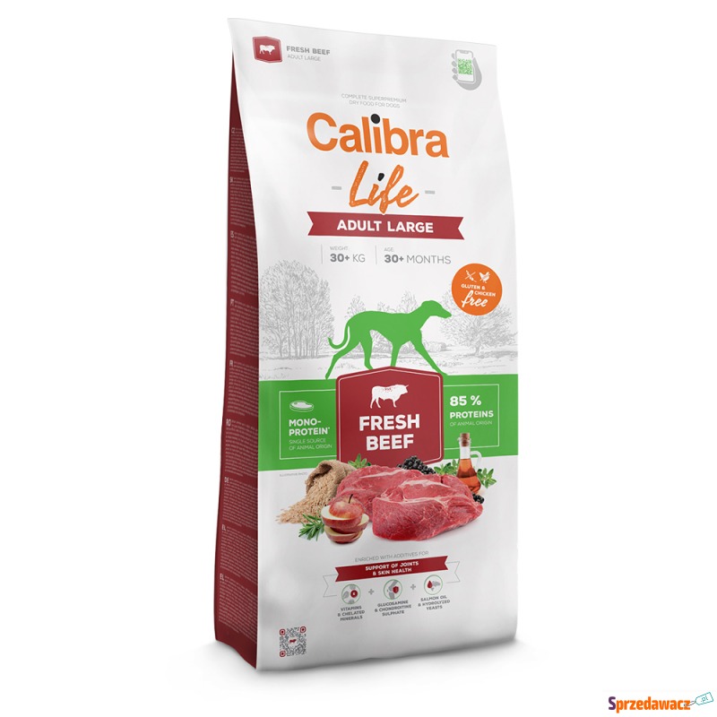 Calibra Life Adult Large Breed, ze świeżą woł... - Karmy dla psów - Biała Podlaska