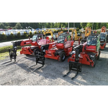 Manitou MRT 2150 ROTO Ładowarka Teleskopowa O... - Pojazdy specjalistyczne - Widełki - zdjęcie 4