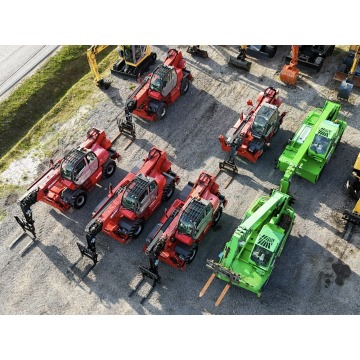 Manitou MRT 2150 ROTO Ładowarka Teleskopowa O... - Pojazdy specjalistyczne - Widełki - zdjęcie 6