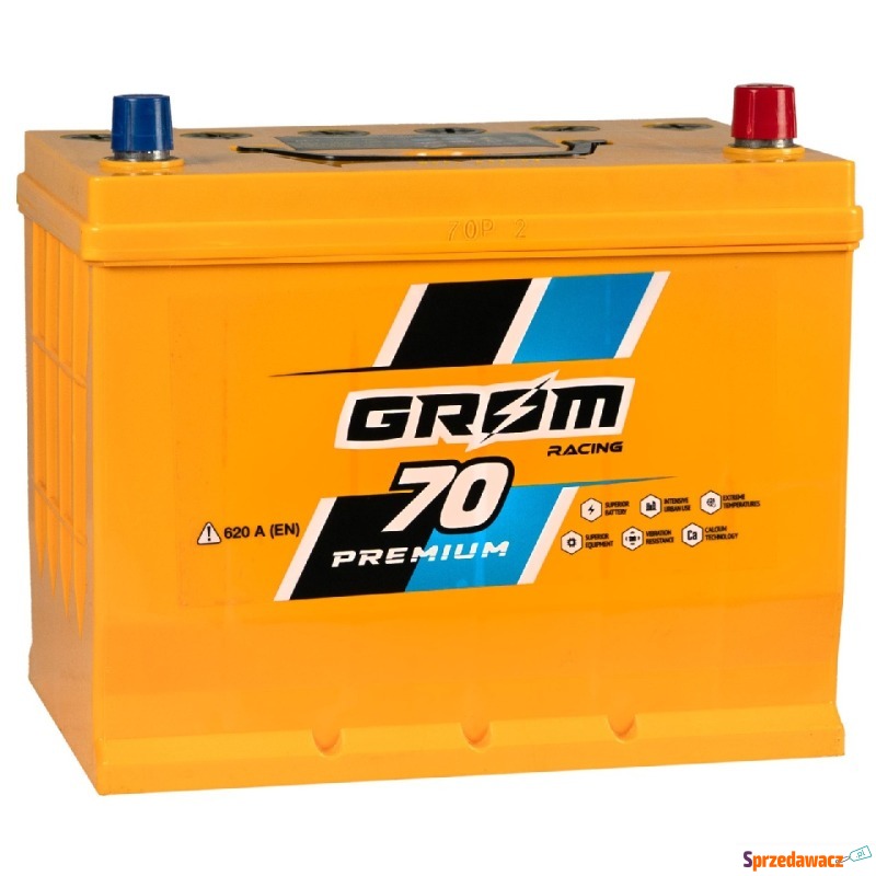 Akumulator 70Ah 620A Grom Racing Japan P+ - Akumulatory - Ruda Śląska