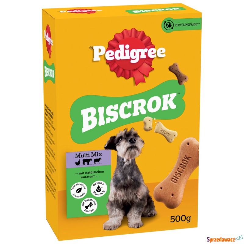 Pedigree Biscrok w 3 różnych smakach - 500 g - Przysmaki dla psów - Koszalin