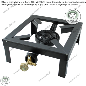 Taboret Gazowy 25cm x 25cm Palnik do Topiarki Parowej (MOC 7,2kW)